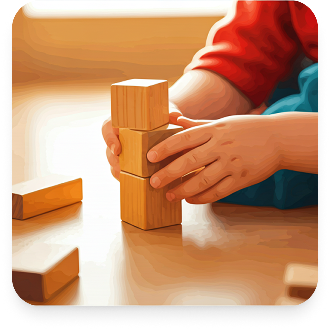 Child building blocks